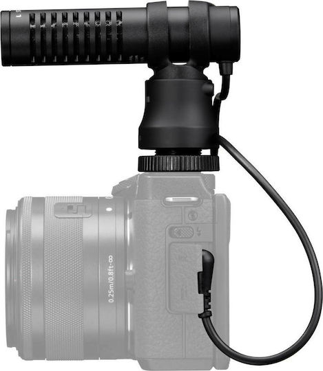 Canon DM-E100 Electret Μικρόφωνο 3.5mm Shock Mounted για Κάμερα