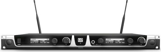 LD Systems U505 BPHH 2 Set Drahtlos Kondensator (Kleine Membran) Mikrofon Kopf für Gesang in Beige Farbe