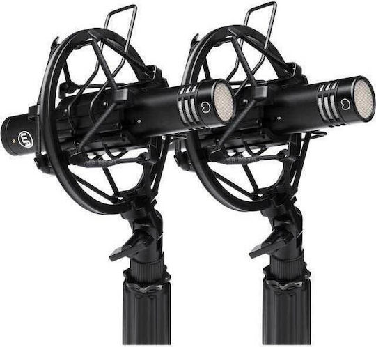 Warm Audio WA-84 Pair Condensator (Diafragmă Mică) Microfon XLR Montat pe amortizoare pentru Studio