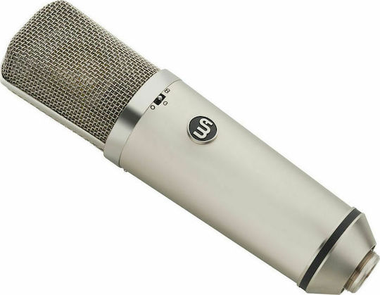 Warm Audio WA-67 Πυκνωτικό Μικρόφωνο Shock Mounted για Studio σε Ασημί Χρώμα