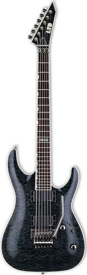 ESP LTD MH 350FR Electric Guitar Stratocaster with HH Pickup Configuration See-Through Black