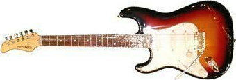 Fernandes LE 1 Ηλεκτρική Κιθάρα για Αριστερόχειρες ST Style με SSS Διάταξη Μαγνητών Sunburst