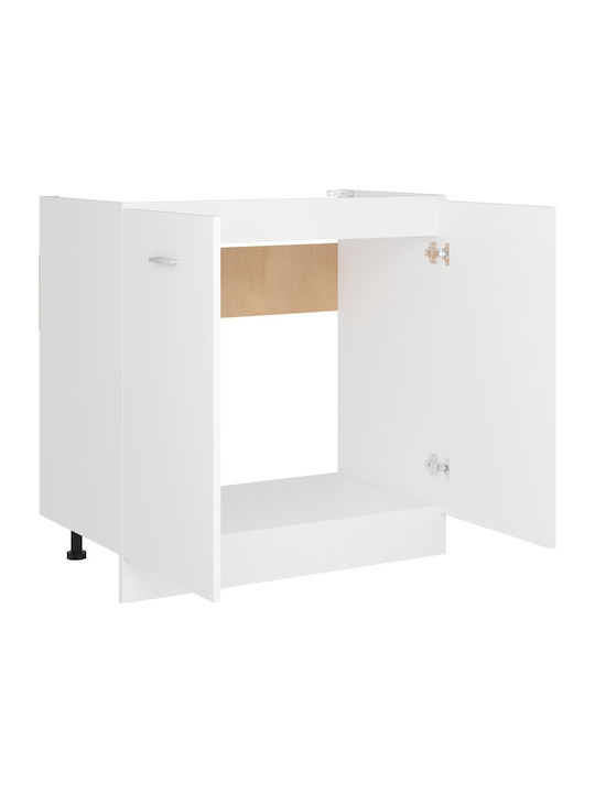 Dulap pentru Chiuvetă Alb 50x46x81.5buc
