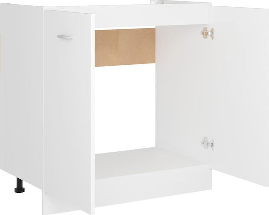 Dulap pentru Chiuvetă Alb 50x46x81.5buc