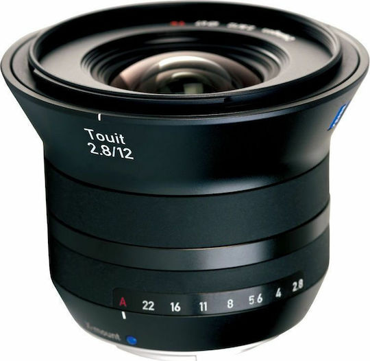 Zeiss Crop Camera Lens Touit 12mm f/2.8 Wide Angle for Sony E Mount Black