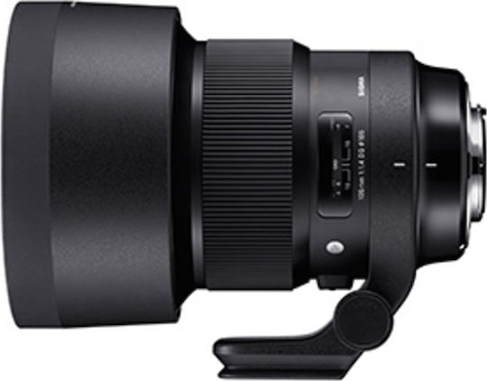 Sigma Пълен кадър Фотообектив 105mm F1.4 DG HSM Телефото за Sony E Монтаж Черен