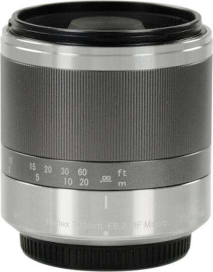 Tokina Crop Φωτογραφικός Φακός Reflex 300mm f/6.3 Telephoto / Macro για Micro Four Thirds (MFT) Mount Ασημί