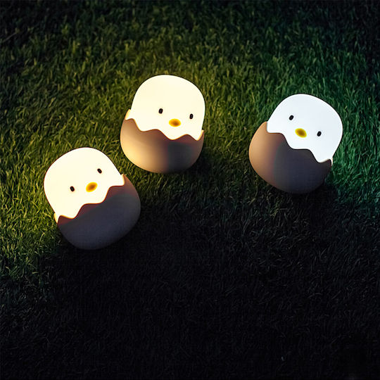 Josef Niermann LED Kinder Dekorative Lampe Eggy Egg Beige 11.8x10.4x10.4εκ.