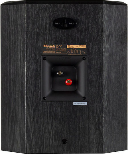 Klipsch RP-502S RP-502S Pair of Hi-Fi Speakers Bookself 100W 2 No of Drivers W30.2xD19xH35.2cm. Black