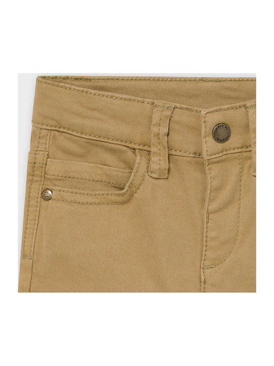 Mayoral Boys Fabric Trouser Brown