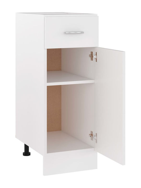 Floor Cabinet Λευκό L60xW46xH81.5cm