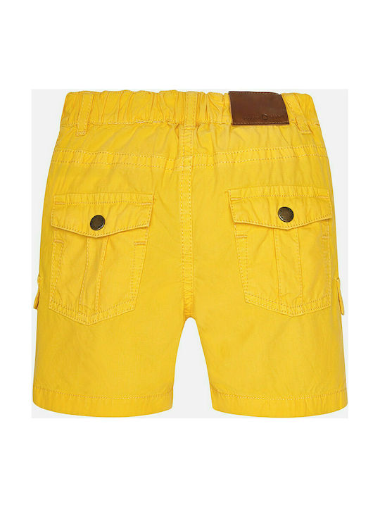 Mayoral Kids Shorts/Bermuda Fabric Yellow