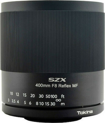 Tokina Full Frame Φωτογραφικός Φακός SZX 400mm f/8 Reflex MF Telephoto για Nikon Z Mount Black