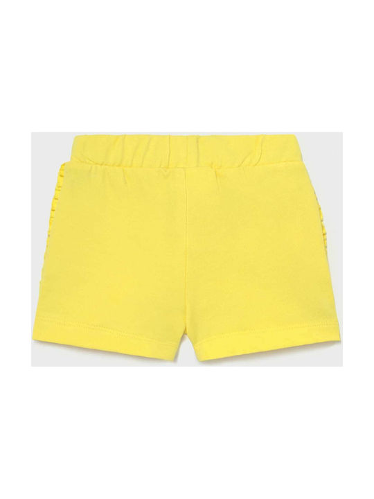 Mayoral Kids Shorts/Bermuda Fabric Yellow