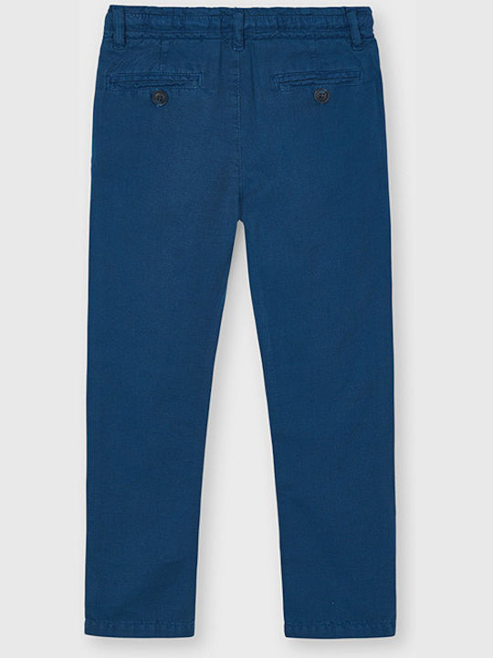 Mayoral Boys Linen Trouser Blue