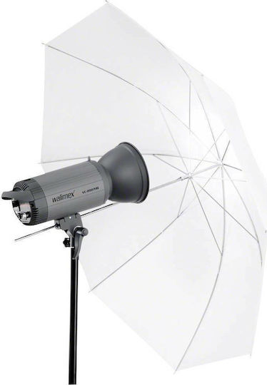 Walimex 2in1 Reflex & Translucent 109cm Schirm für Studio Weiß