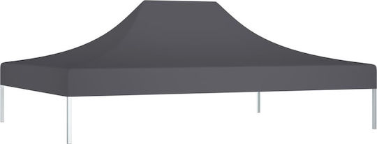 vidaXL Cover for Kiosk Gray 3x4.5m 270gr/m²