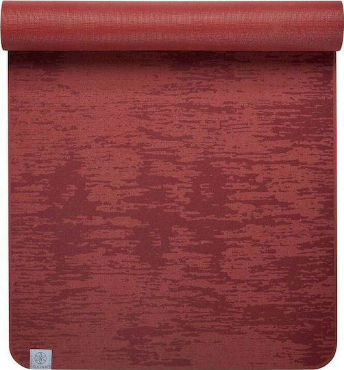Gaiam Yoga Mat Insta-Grip Exercise Mat Red (173x61x0.6cm)