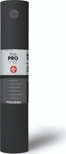 Manduka Pro Στρώμα Γυμναστικής Yoga Μαύρο (180x66x0.6cm)