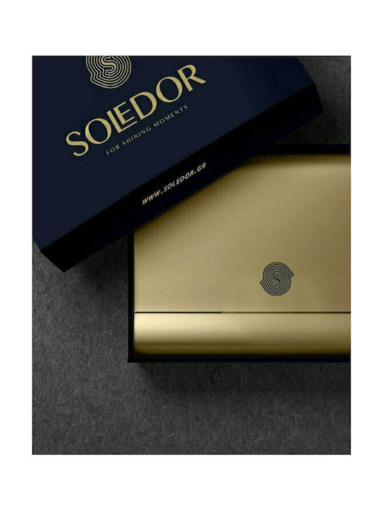 SOLEDOR Petra Halskette aus 14K Rotgold mit Rosenquarz