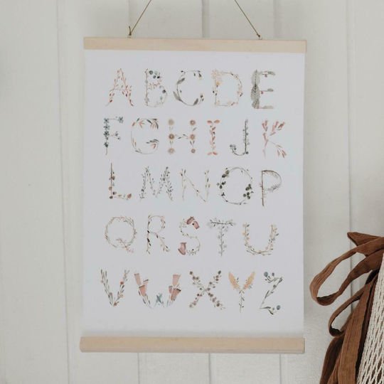 Mushie Образователни Детски Постер Medium Alphabet International 29.7x42бр