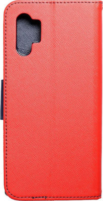 Synthetic Leather Wallet Red (Galaxy Note 10+)