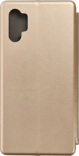 Book Piele artificială Auriu (Galaxy Note 10+)