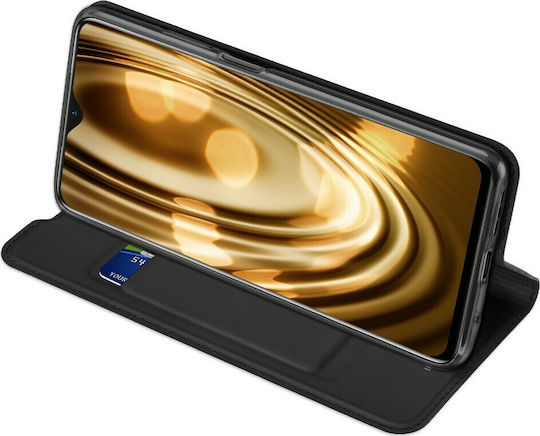 Dux Ducis Skin Pro Book Δερματίνης Μαύρο (Poco M3 / Redmi 9T)