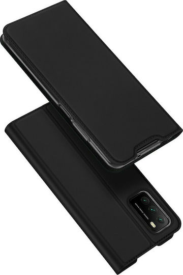 Dux Ducis Skin Pro Book Δερματίνης Μαύρο (Poco M3 / Redmi 9T)