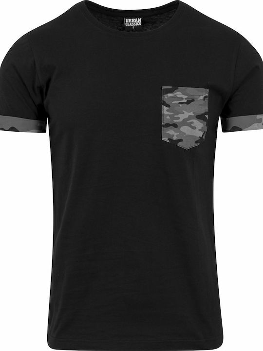 Contrast T-shirt Dark Camo