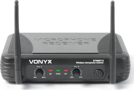 Vonyx STWM712 Set Wireless Δυναμικό Microphone Handmade for Vocals