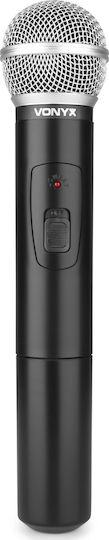 Vonyx STWM711 Drahtlos Δυναμικό Mikrofon Handgemacht für Gesang