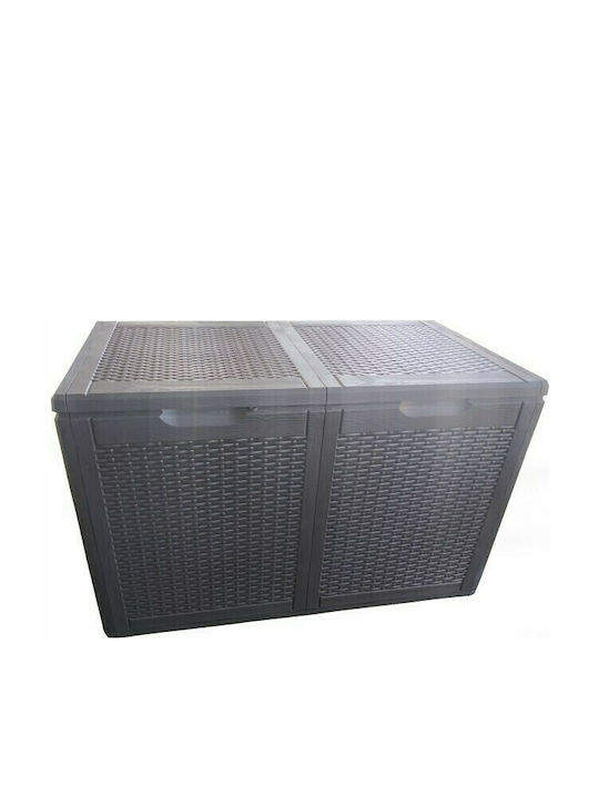 Gensini Plastic Outdoor Storage Box 3012.00 180lt Καφέ 80.5x44.5x51cm