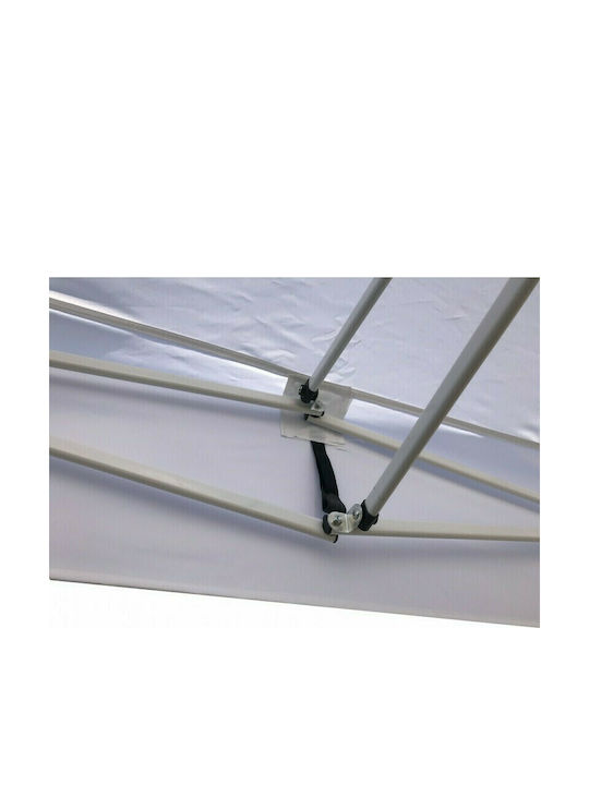 Epiplo-Fos Faltbarer Pavillon Garten Weiß 3x3m