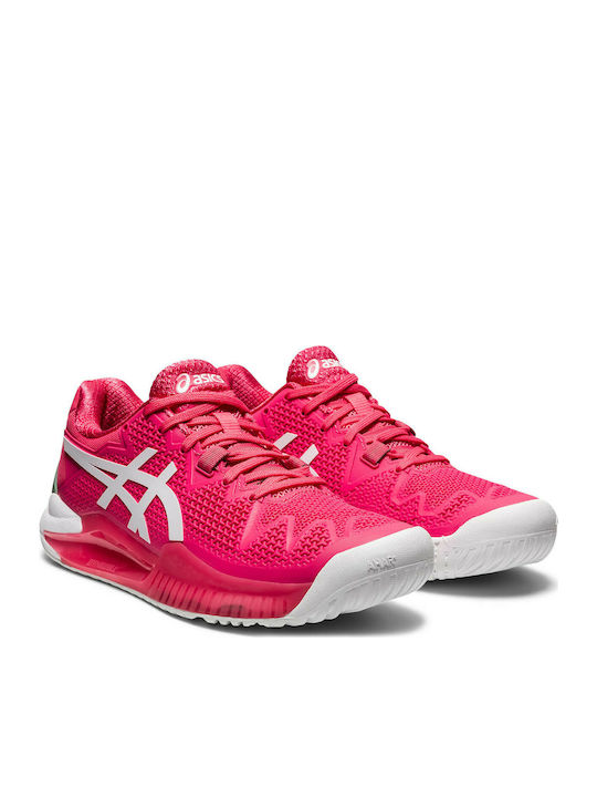 ASICS Gel-Resolution 8 Γυναικεία Παπούτσια Τένις για Όλα τα Γήπεδα Pink Cameo / White