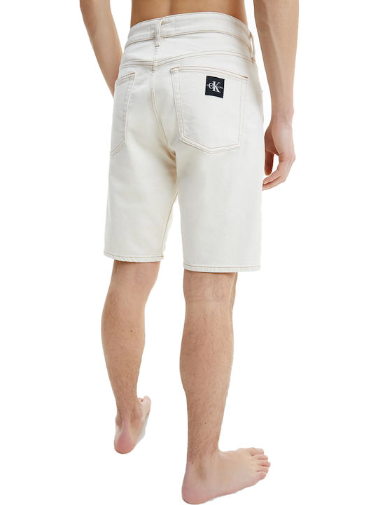 Calvin Klein Men's Shorts Jeans White