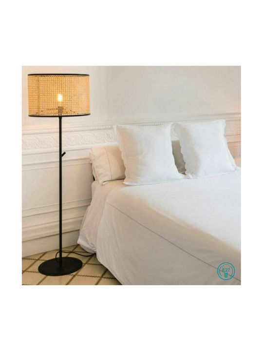 Faro Barcelona Mambo Floor Lamp H154xW45cm. with Socket for Bulb E27 Black