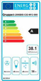 Gruppe Fos 90 Απορροφητήρας Καμινάδα 90cm Inox