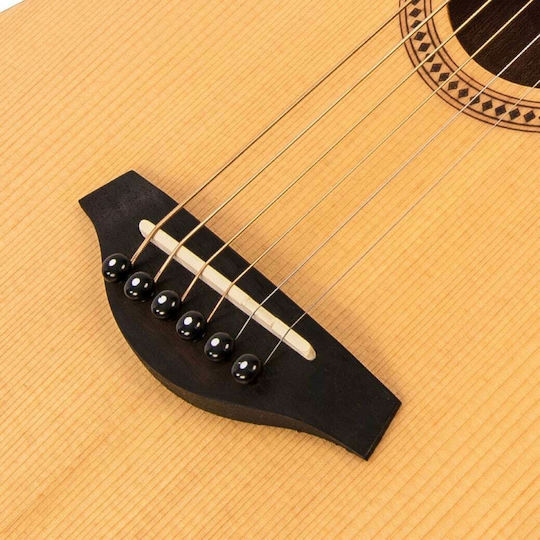 Vintage Acoustic Guitar VTG-100N Traveler Natural