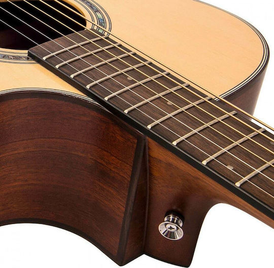 Vintage Semi-Akustik Gitarre VGA-990N Ausschnitt Natürlich