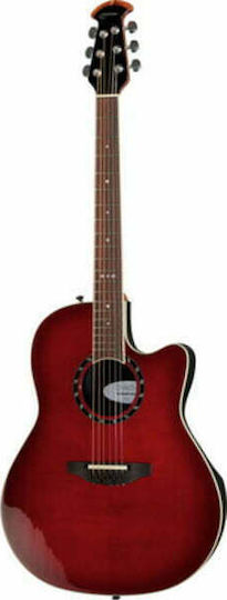 Ovation Semi-Akustik Gitarre 2771AX Balladeer Standard Ausschnitt Bersten