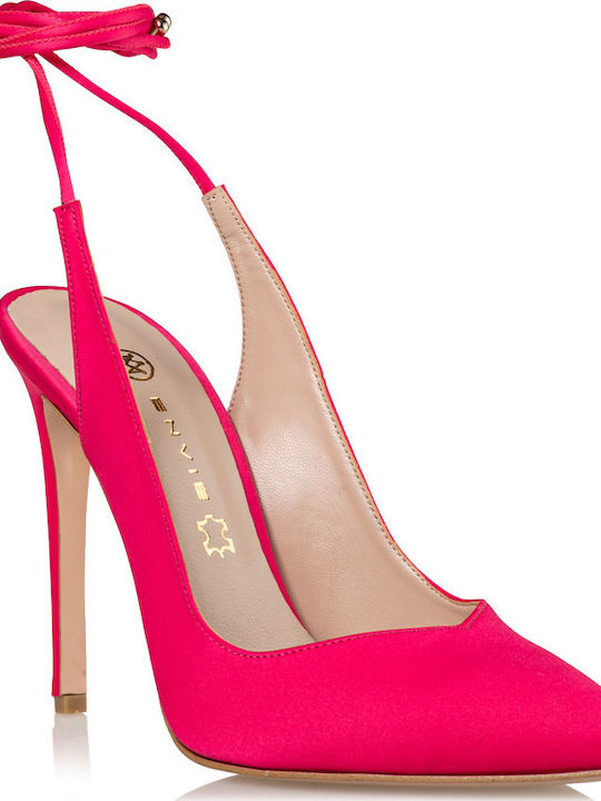 Pumps mit Stiletto-Absatz Fuchsie