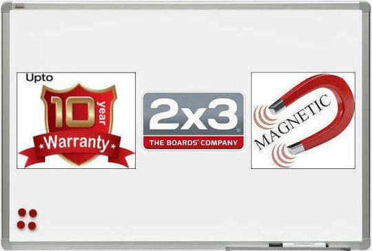 2x3 Μαγνητικός Πίνακας Μαρκαδόρου Κρεμαστός 90x120cm
