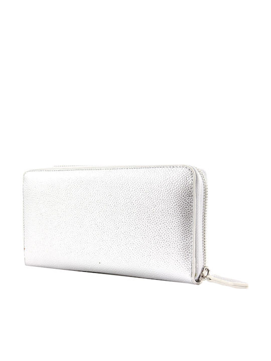 Valentino Bags Divina Μεγάλο Γυναικείο Πορτοφόλι Ασημί Valentino Bags Divina Μεγάλο Γυναικείο Πορτοφόλι Ασημί