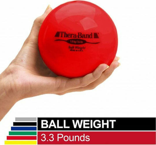 Thera-Band Soft Weights Ball Toning 11cm , 1.5kg in Red Color