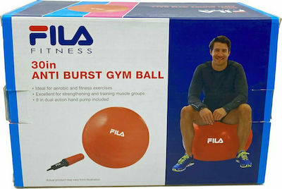 Fila Gym Ball FN-21038 Pilates Ball 75cm Red