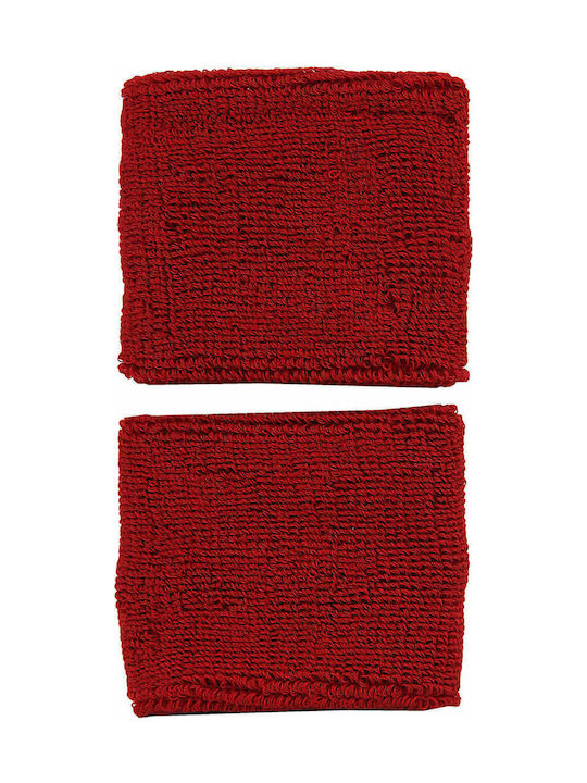 Nike Swoosh Athletic Wristbands Red