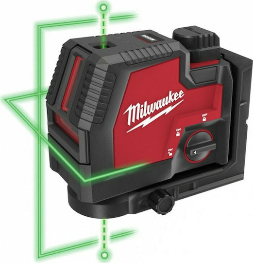 Milwaukee L4 CLLP-301C Autonivelant Linie Nivel cu laser Raza verde