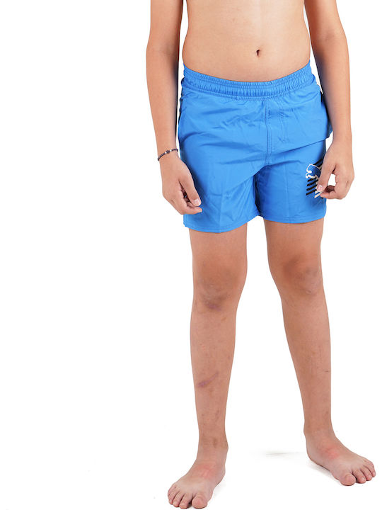 Puma Kinder Badeanzug Badeshorts Blau