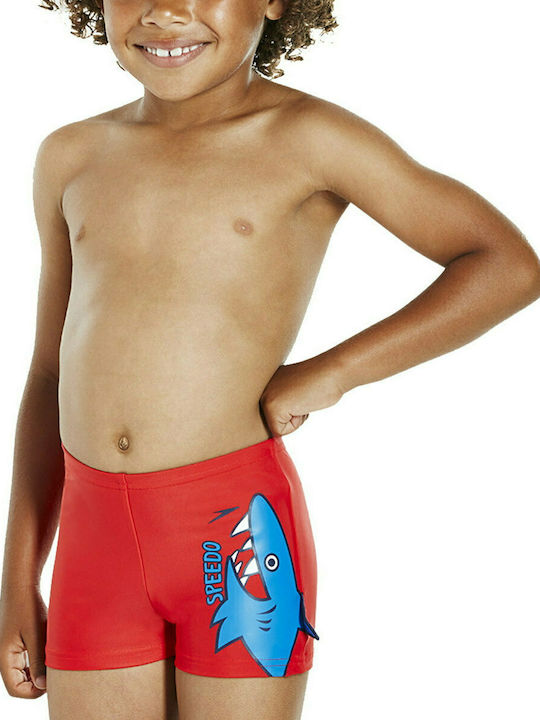 Speedo Kinder Badeanzug Badeshorts Rot